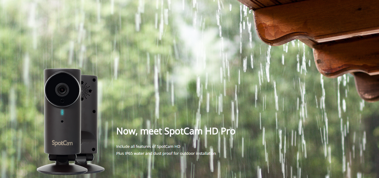 SpotCam HD Pro Outdoor 720P Cloud Based WiFi Security Camera